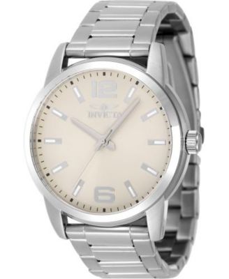 Men's 48492 Celestial Quartz 3 Hand Ivory Dial Watch