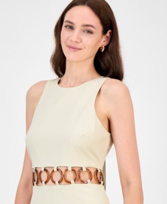 Women's Daphne Ring-Trim Cutout Dress