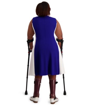 Women's Seamed Sleeveless Dress