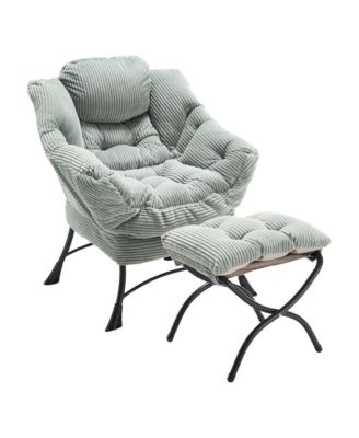 Lounge Chair with Ottoman & Side Pocket