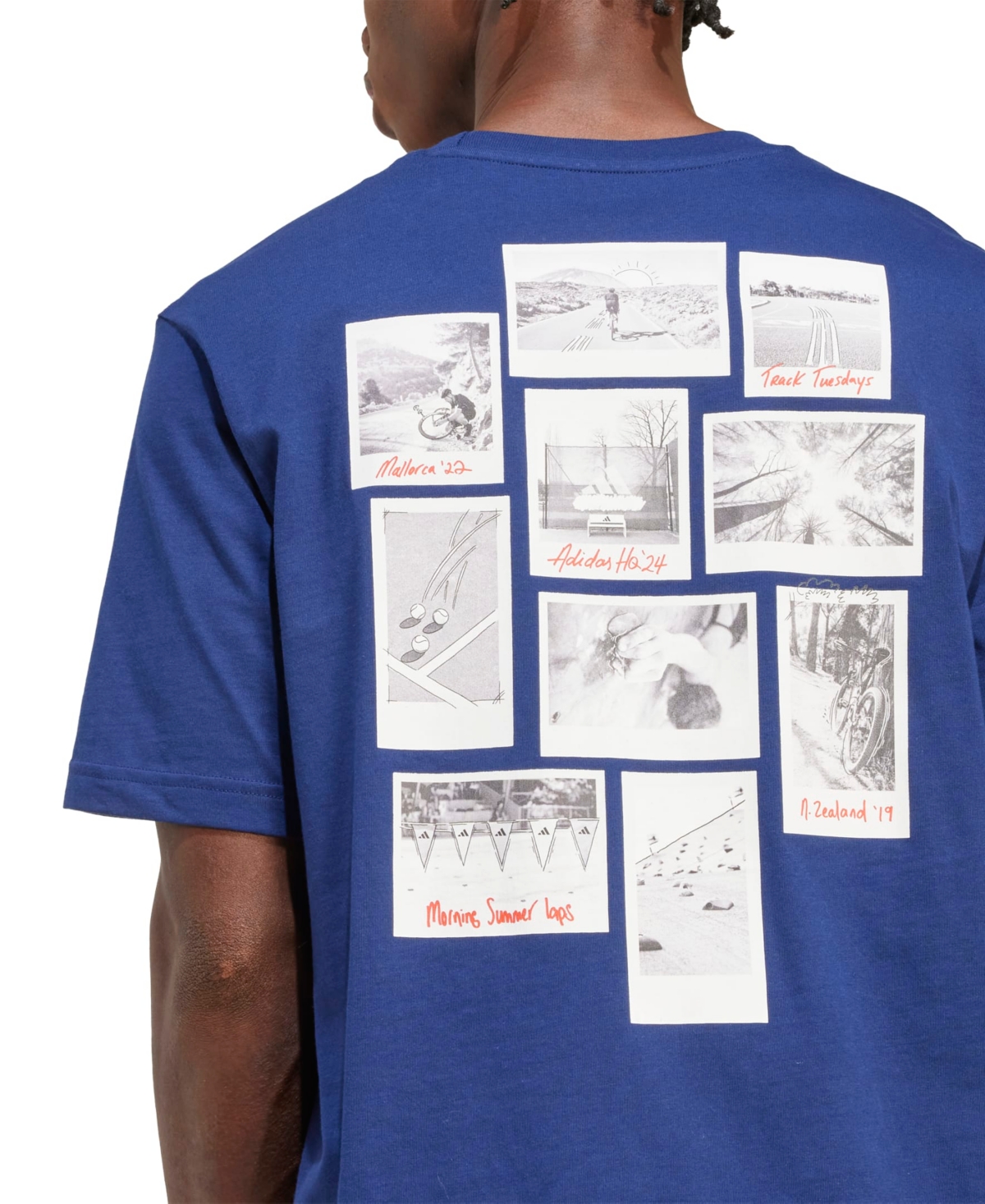 Adidas Originals Men's Memories Of Sport Gallery Graphic T-shirt In Blue