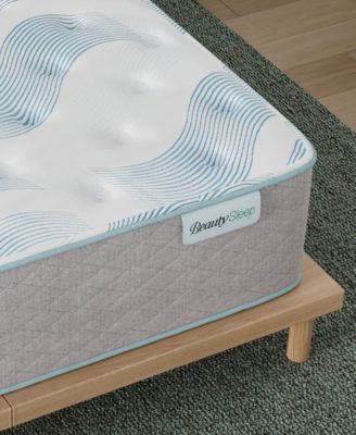 Beautysleep Bashful Lullaby 13.75" Plush Tight Top Mattress Set - Queen