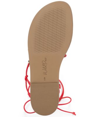 Reinaa Strappy Lace-up Flat Sandals, Exclusively at Macy's