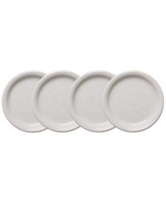 Fiesta - White Bistro Coupe Salad Plates, Set of 4