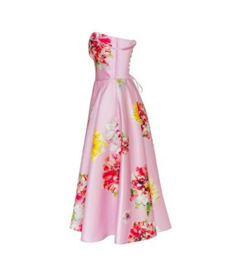 Women's Tea-length floral dress