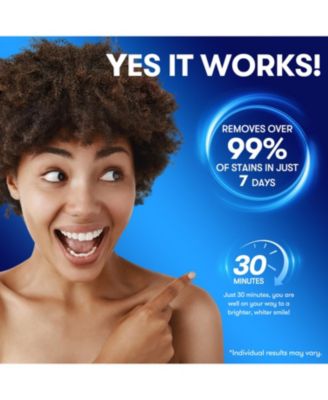 Teeth Whitening Strips, Hydroxyapatite-Infuse Strips, Non-Sensitive Teeth Whitening with Natural Ingredients, Enamel-Safe, Non-Slip (7 Sets)