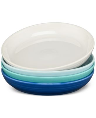 Fiesta - Coastal Blues Coupe Dinner Bowls, Set of 4