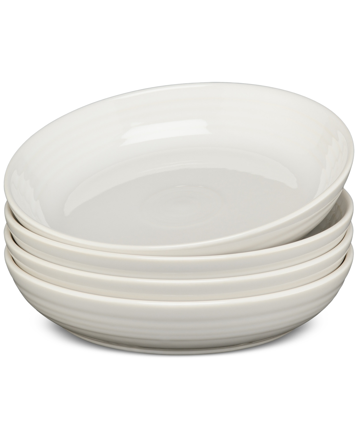 White Coupe Luncheon Bowls, Set of 4 - White