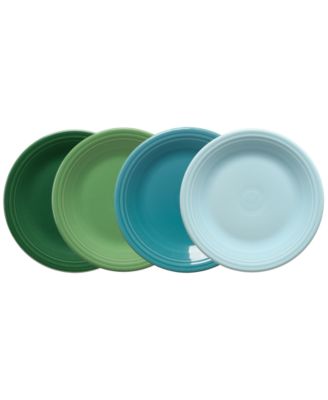 Fiesta - Aegean Classic Rim 10.5" Dinner Plates, Set of 4