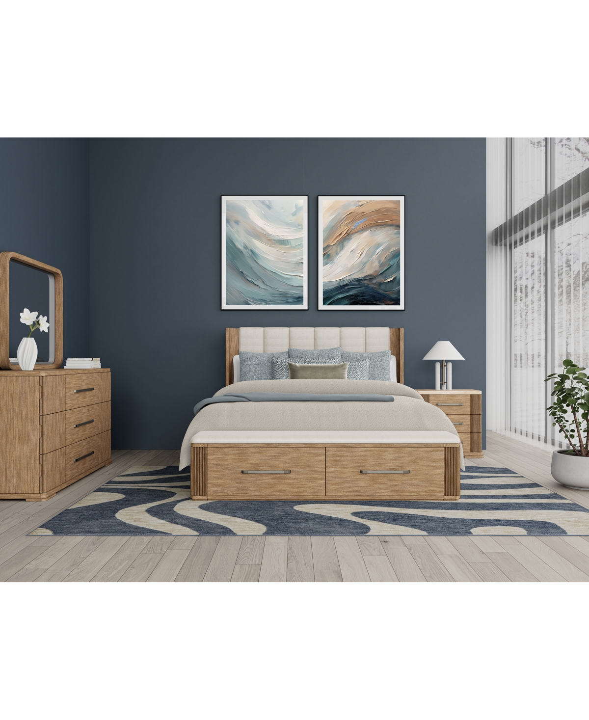 Frandlyn 3-Pc. King Bedroom Set (Storage Bed