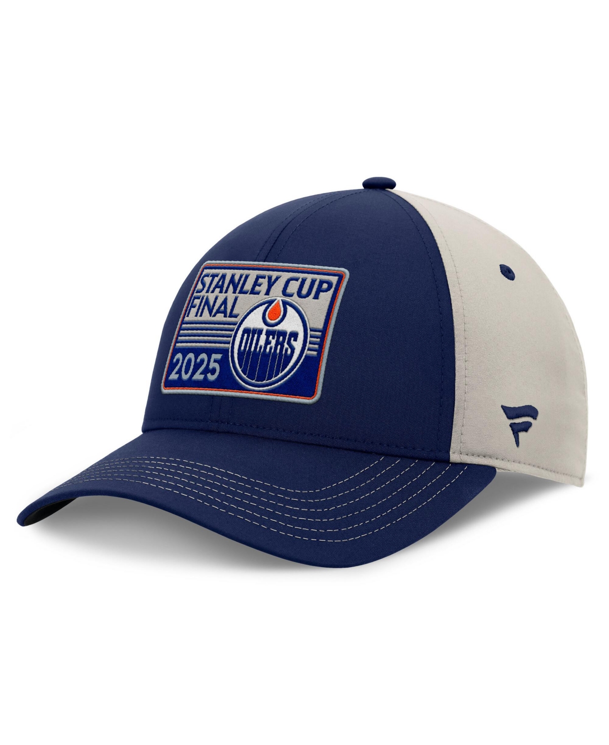 Men's Blue/Gray Edmonton Oilers 2025 Nhl Stanley Cup Playoffs Locker Room Adjustable Hat - Blue, Gray