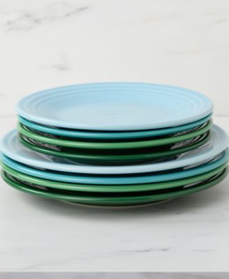 Aegean Classic Rim Luncheon Plates, Set of 4
