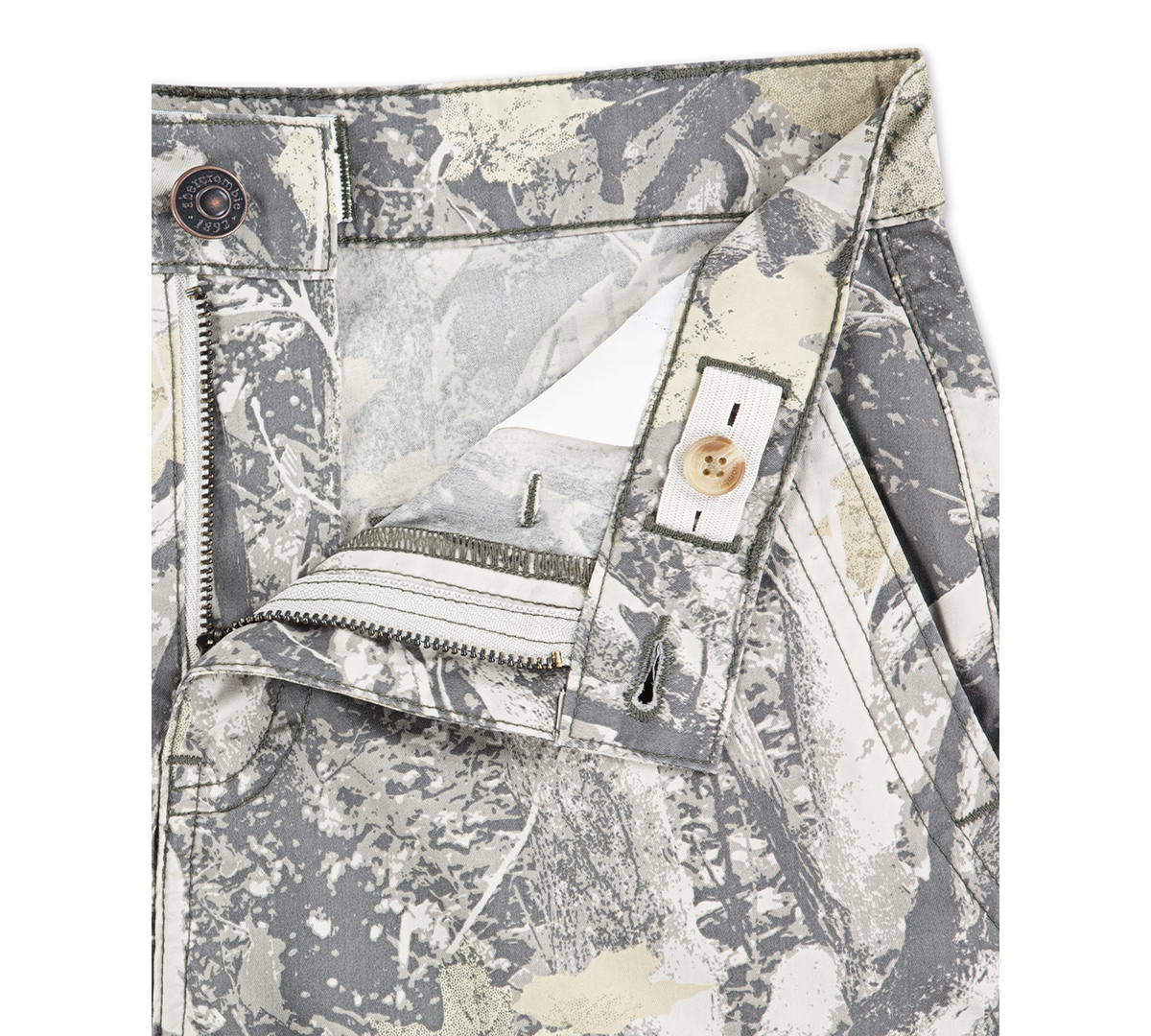 Abercrombie Boys Baggy Cargo Shorts In Gray