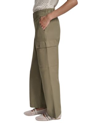 Women's High Rise Straight Leg Cargo Pants