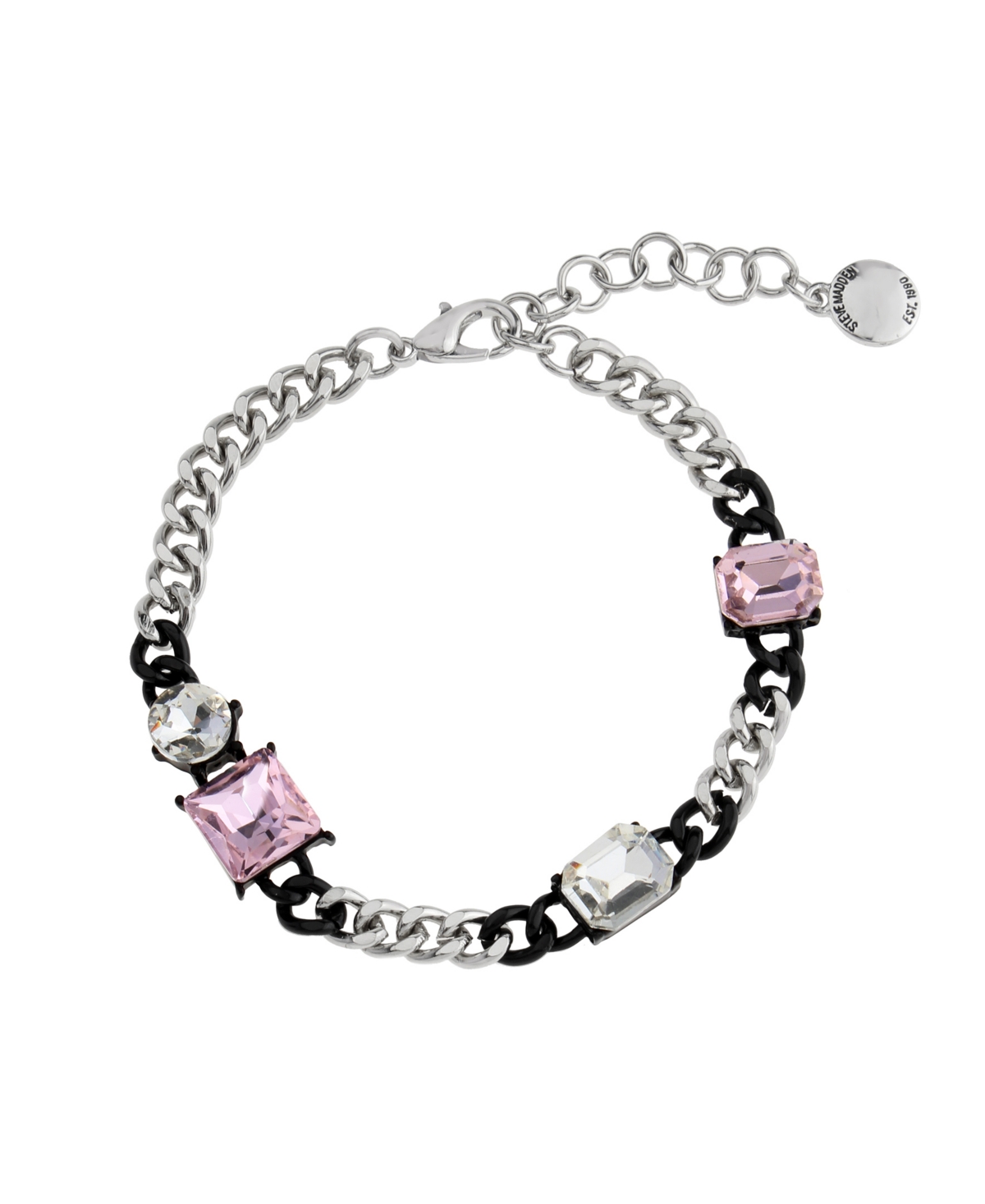 Steve Madden Punk Romance Stone Link Bracelet