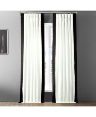 Bordered Vertical Printed Cotton Curtain