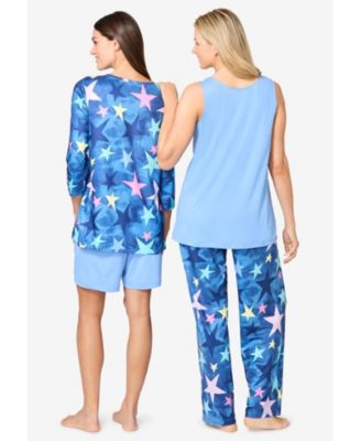 Plus Size 4-Piece Pajama Wardrober