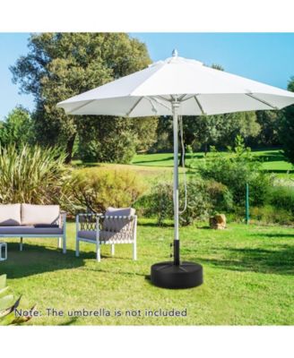 Patio Umbrella Base and Sand Fillable Market Table Umbrella Stand
