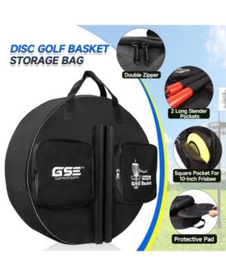 Disc Golf Basket Carrying Bag, Golf Frisbee Basket Transit Bags for 12-Chain/24-Chain Golf Targets Basket