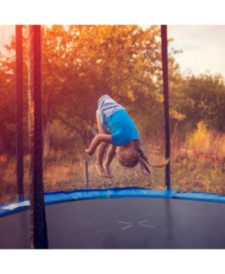 Outdoor Trampoline Bounce Combo with Closure Net Ladder