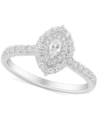 Macy's - Diamond Engagement Ring (5/8 ct. t.w.) in 14k White Gold