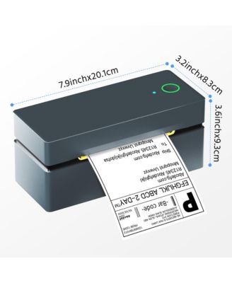 POLONO Bluetooth Thermal Shipping Label Printer, Wireless 4x6 Shipping Label Printer for Small Business, Support iOS, Android, Windows and Mac, Compatible with Amazon, Ebay, Shopify, Etsy, USPS
