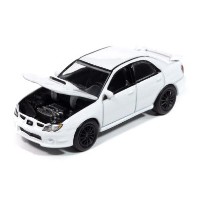 1/64 2006 Subaru Impreza WRX White Mecum Storage Tin