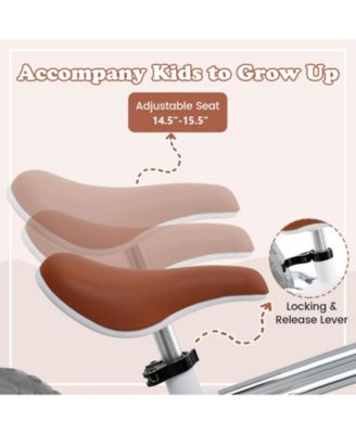 Balance Bike with Adjustable Seat and Rotatable Handlebar