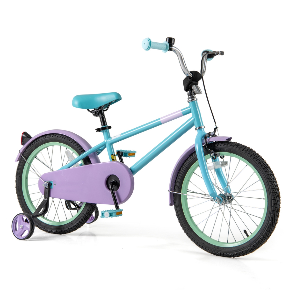 Adjustable Handlebar Saddle Kids Bike Lightweight Easy to Ride