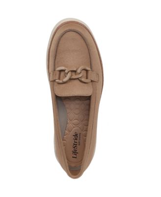 Women's Chelsea-Bit Round Toe Platform Loafers