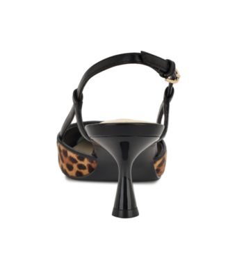 Women's Rhonda Kitten Heel Slingback Pumps