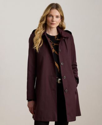 Women's Hooded A-Line Raincoat
