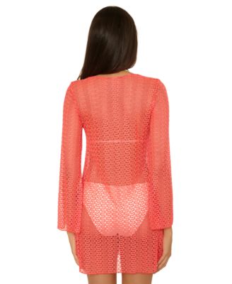 Women's Crocheted Cover-Up Dress
