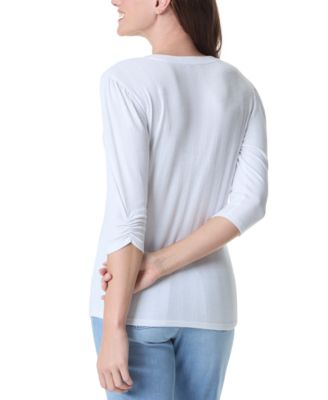 Women's 3/4-Sleeve Henley Top