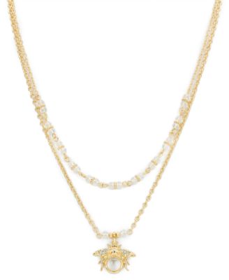 Patricia Nash - Summer Bees Double Strand Short Necklace