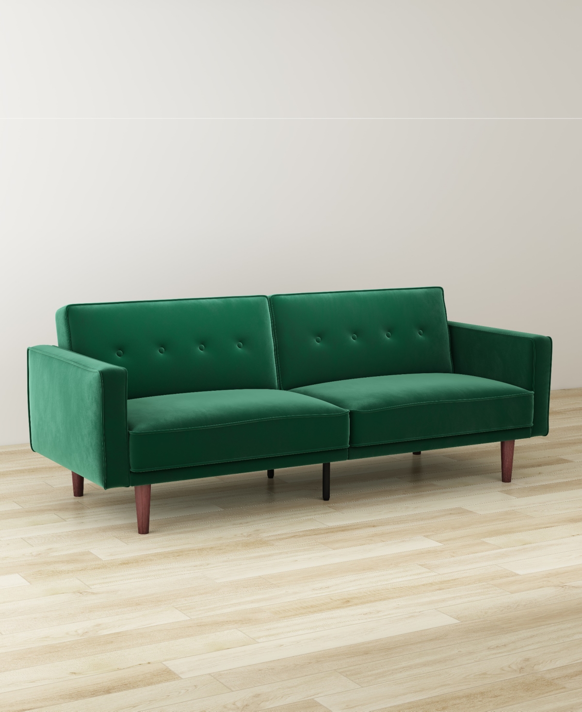 Gold Sparrow 84" Velvet Blake Convertible Sofa Bed, Created For Macy's