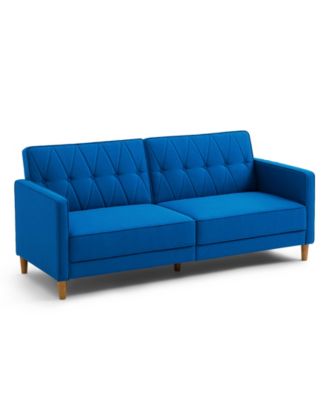77" Polyester Victoria Convertible Sofa Bed