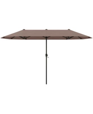 13 FT Double-sided Patio Umbrella Outdoor Large Twin Size Umbrella