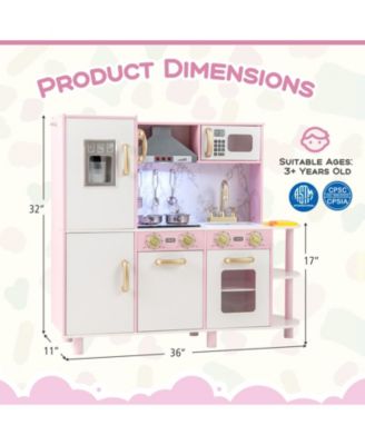 Kitchen Playset with Ice Maker and Sounds for Ages 3+