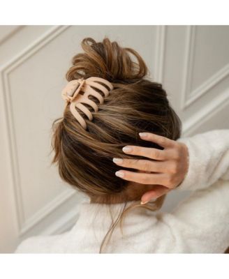 Extra Large Matte Claw Clip - Nude