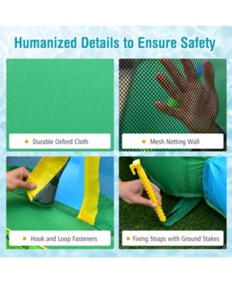 Inflatable Water Slide Park with Upgraded Handrail without Blower