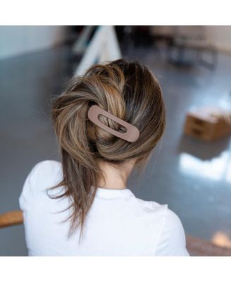 Mixed Size Flat Lay Clip Set - Brown