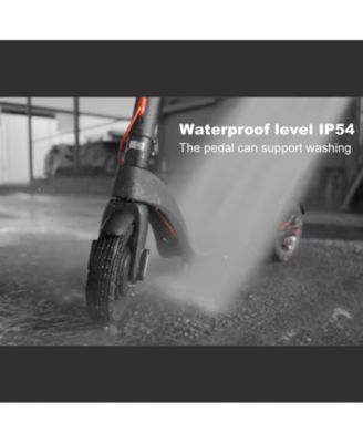 X8 Folding Electric Scooter - 10-Inch Tires, 350W Motor, 32 km/h Speed, 35-45 km Range, Triple Braking System, LED Lights, Waterproof, Portable