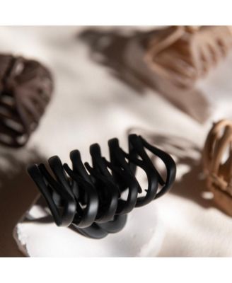 Extra Large Matte Claw Clip - Black