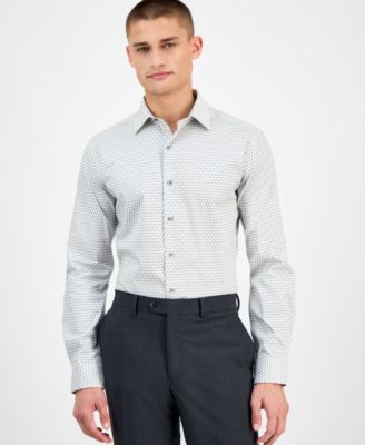 Men's Geo-Print Dress Shirt, Exclusively at Macy's
