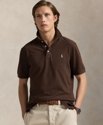 Men's Classic-Fit Stretch Mesh Polo Shirt
