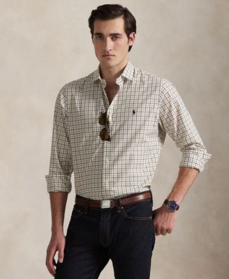 Polo Ralph Lauren - Men's Classic-Fit Plaid Stretch Poplin Shirt