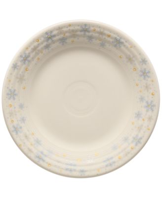 Linen Snowflakes Classic Rim Luncheon Plate, Exclusively at Macy's