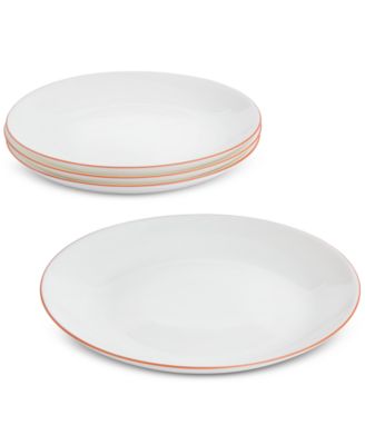 Opal Glass Rust Rim Salad Plate, Set of 4, Exclusively at Macy's