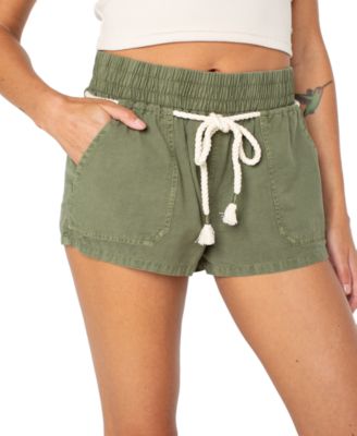 Juniors' Paddle On Drawstring-Waist Shorts